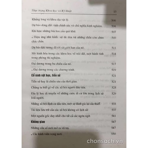 Thực trạng Khoa học và Kỹ thuật 