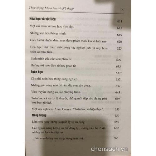 Thực trạng Khoa học và Kỹ thuật 