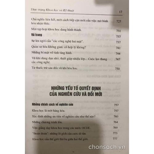 Thực trạng Khoa học và Kỹ thuật 