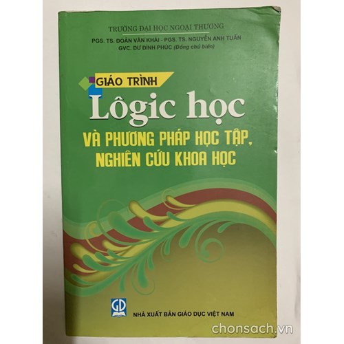 Logic học và phương pháp học tập, nghiên cứu khoa học 