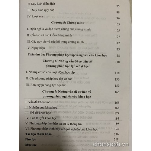Logic học và phương pháp học tập, nghiên cứu khoa học 