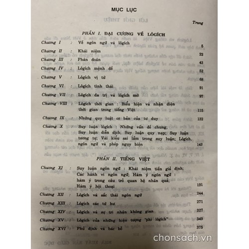 Lôgích và Tiếng Việt (tái bản lần thứ 1)