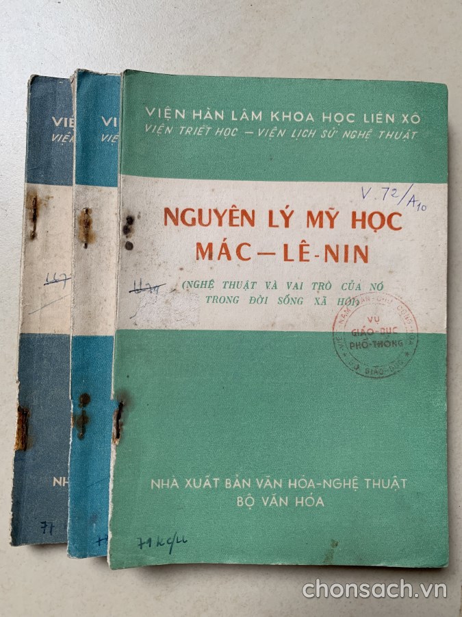 Nguyên lý mỹ học Mác-Lê nin (3 tập)