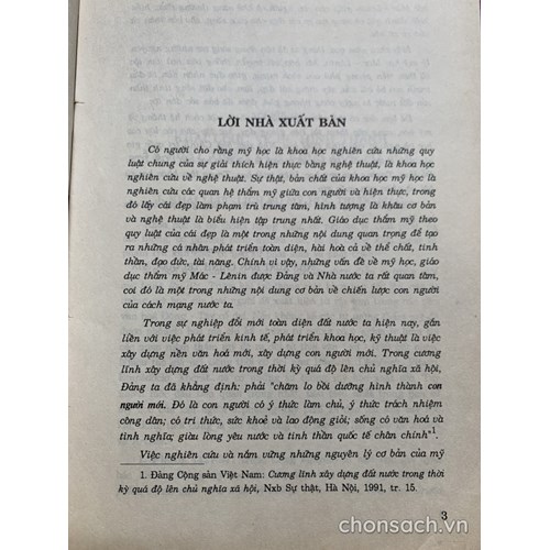 Mỹ học với tư cách là một khoa học 