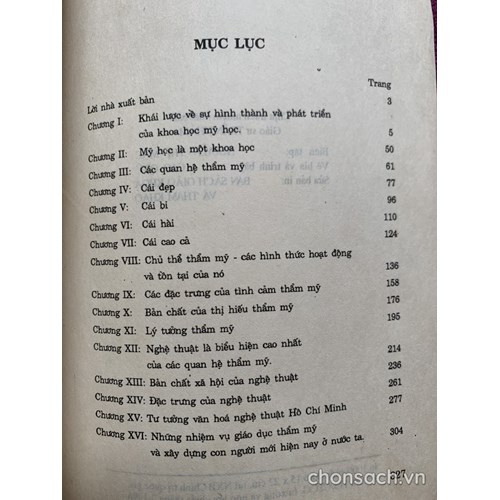 Mỹ học với tư cách là một khoa học 