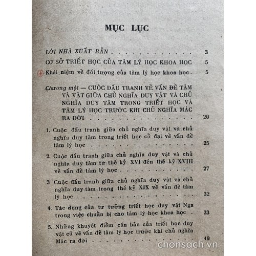 Cơ sở triết học của Tâm lý học khoa học 