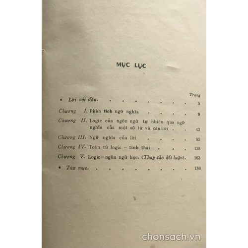 Logic - Ngôn ngữ học 
