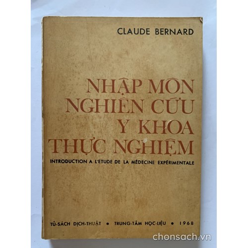 Nhập môn nghiên cứu y khoa thực nghiệm 