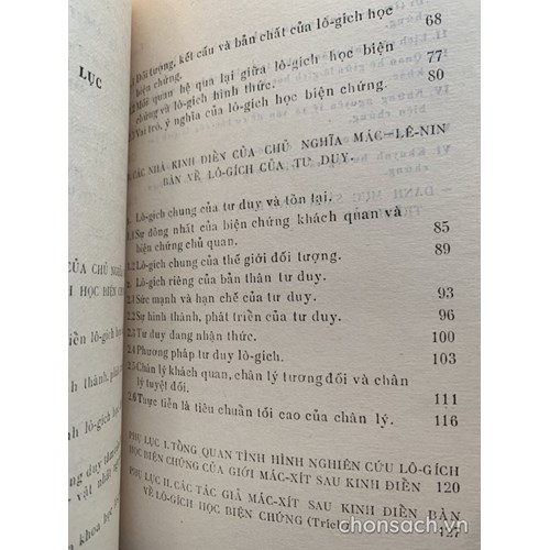 C.Mác, Ph.Ăng-ghen, V.I.Lê-nin bàn về Lô-gích học biện chứng 