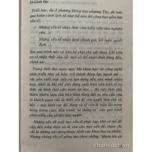 Một số phạm trù triết học cơ bản của tự nhiên 