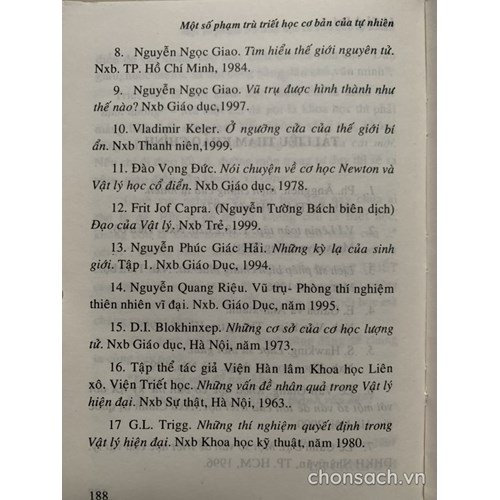 Một số phạm trù triết học cơ bản của tự nhiên 