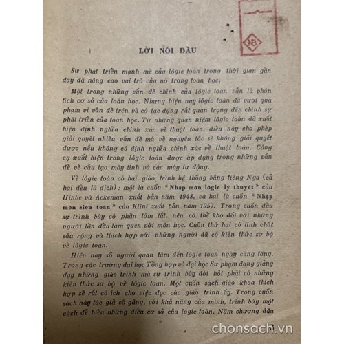 Đại cương logic toán 