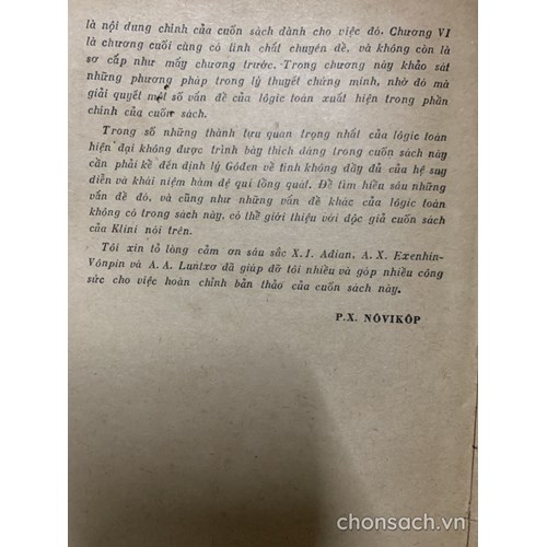 Đại cương logic toán 