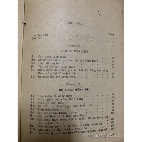 Đại cương logic toán 