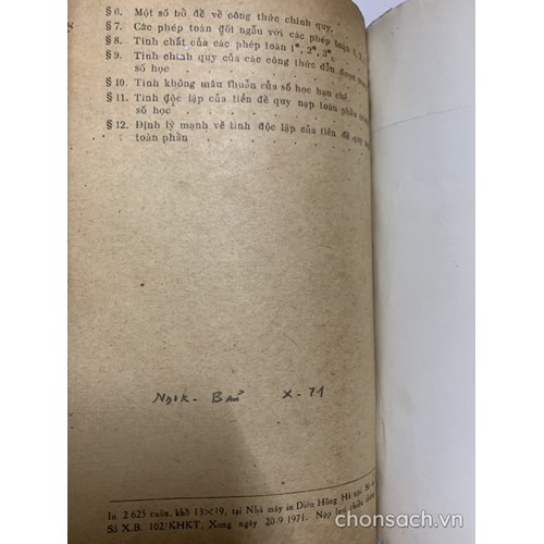 Đại cương logic toán 