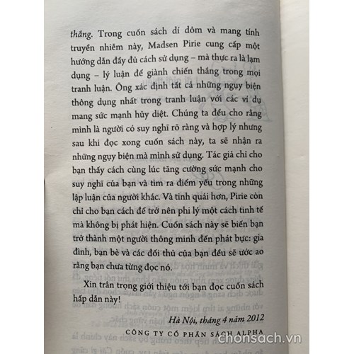 Cãi gì cũng thắng 