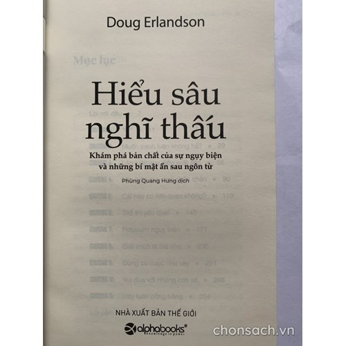 Hiểu sâu nghĩ thấu 