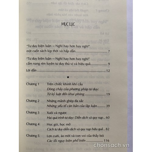 Tư duy biện luận 