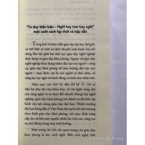 Tư duy biện luận 