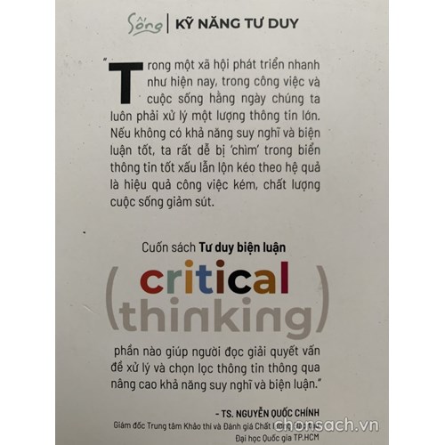 Tư duy biện luận 