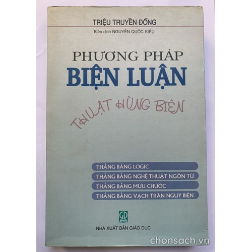 Phương pháp biện luận - Thuật hùng biện 