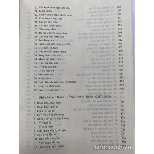 Phương pháp biện luận - Thuật hùng biện 