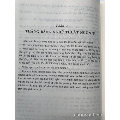 Phương pháp biện luận - Thuật hùng biện 