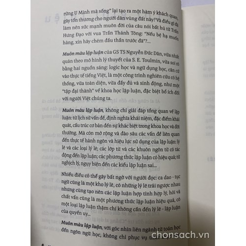 Muôn màu lập luận 