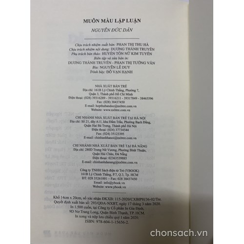 Muôn màu lập luận 