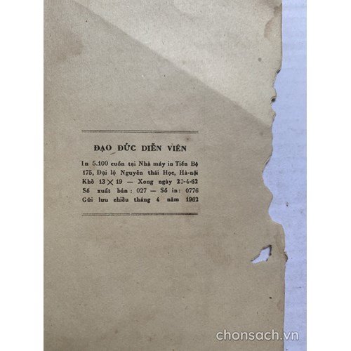 Đạo đức diễn viên 