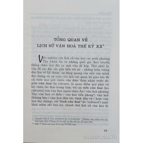 Văn hoá thế kỷ XX-Từ điển Lịch sử văn hoá 