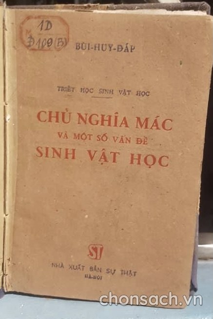 Triết học Sinh vật học-Chủ nghĩa Mác và một số vấn đề Sinh vật học 