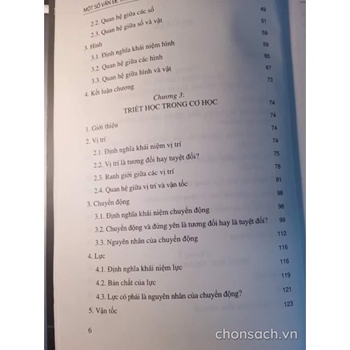 Một số vấn đề triết học trong khoa học tự nhiên 