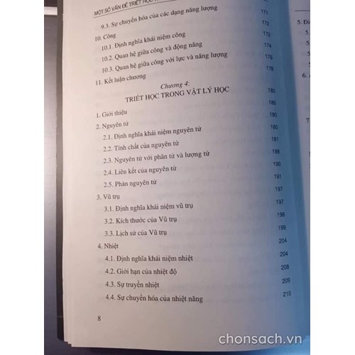 Một số vấn đề triết học trong khoa học tự nhiên 