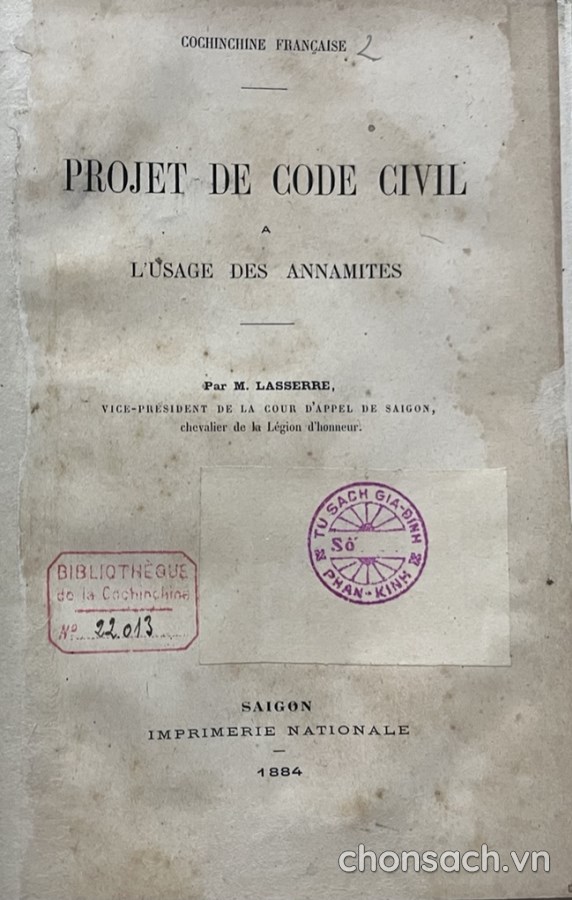 Bộ dân luật Nam Kỳ giản yếu (gọi tắt là Bộ dân luật Nam Kỳ) ban hành ngày 26/3/1884