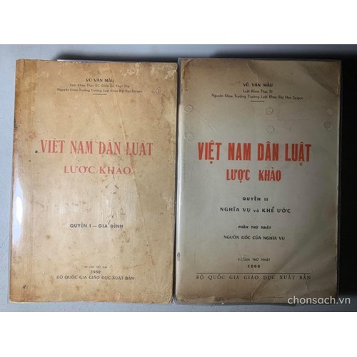 Việt Nam dân luật lược khảo (Luật gia đình - Nghĩa vụ và khế ước)