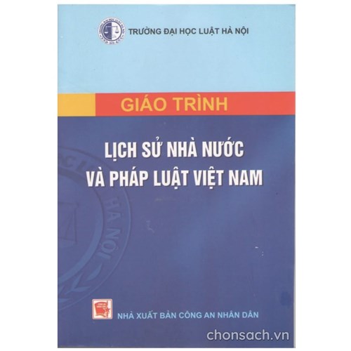 Giáo trình lịch sử nhà nước và pháp luật Việt Nam (ĐHLHN)