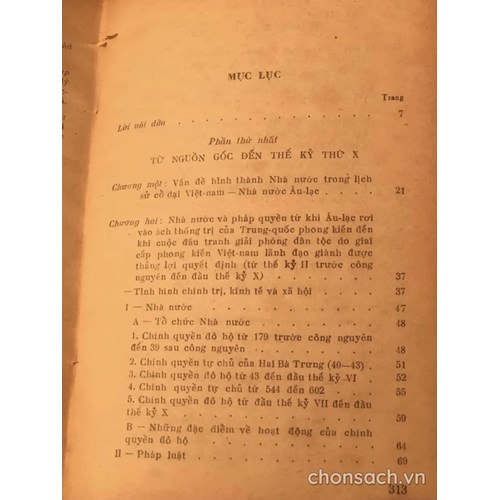 Sơ thảo lịch sử nhà nước và pháp quyền Việt Nam 
