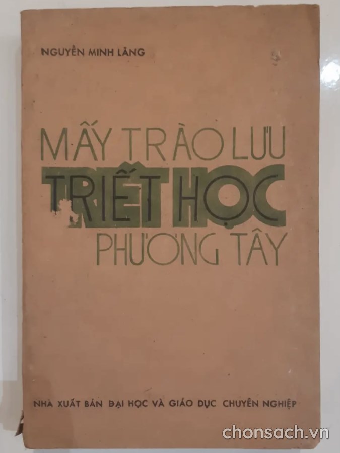 Mấy trào lưu triết học phương Tây