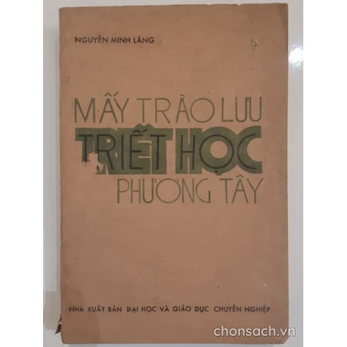 Mấy trào lưu triết học phương Tây