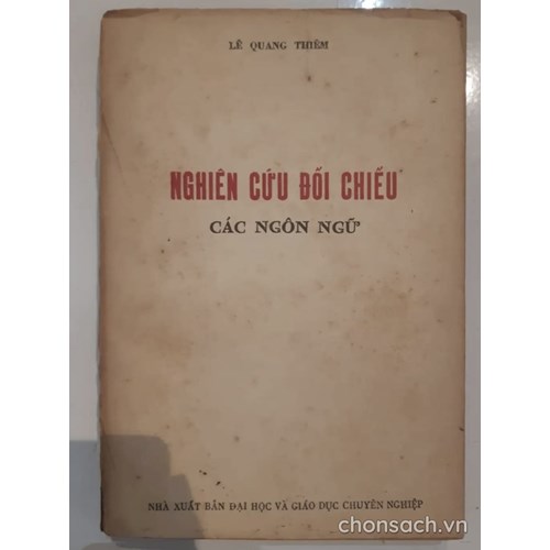 Nghiên cứu đối chiếu các ngôn ngữ 
