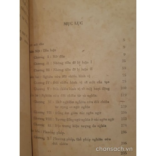 Nghiên cứu đối chiếu các ngôn ngữ 