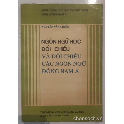Ngôn ngữ học đối chiếu và đối chiếu các ngôn ngữ Đông Nam Á