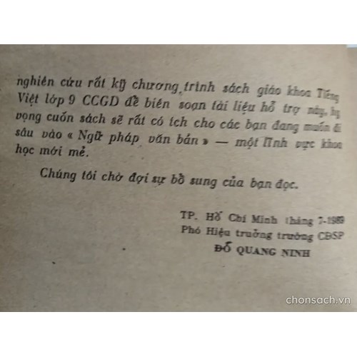 Ngữ pháp văn bản - Hỏi đáp 