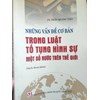 Những vấn đề cơ bản trong luật tố tụng hình sự một số nước trên thế giới 