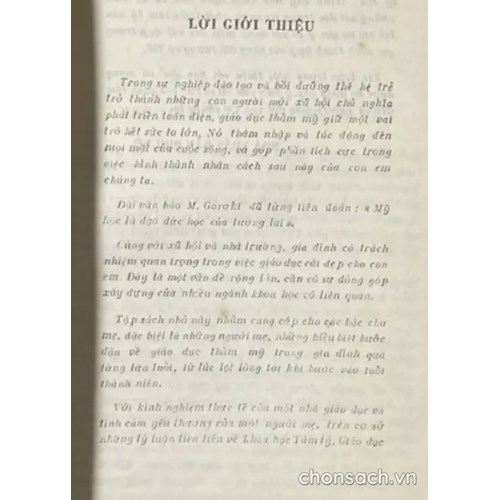 Giáo dục cái đẹp trong gia đình