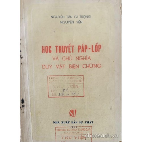 Học thuyết Páp-Lốp và chủ nghĩa duy vật biện chứng 